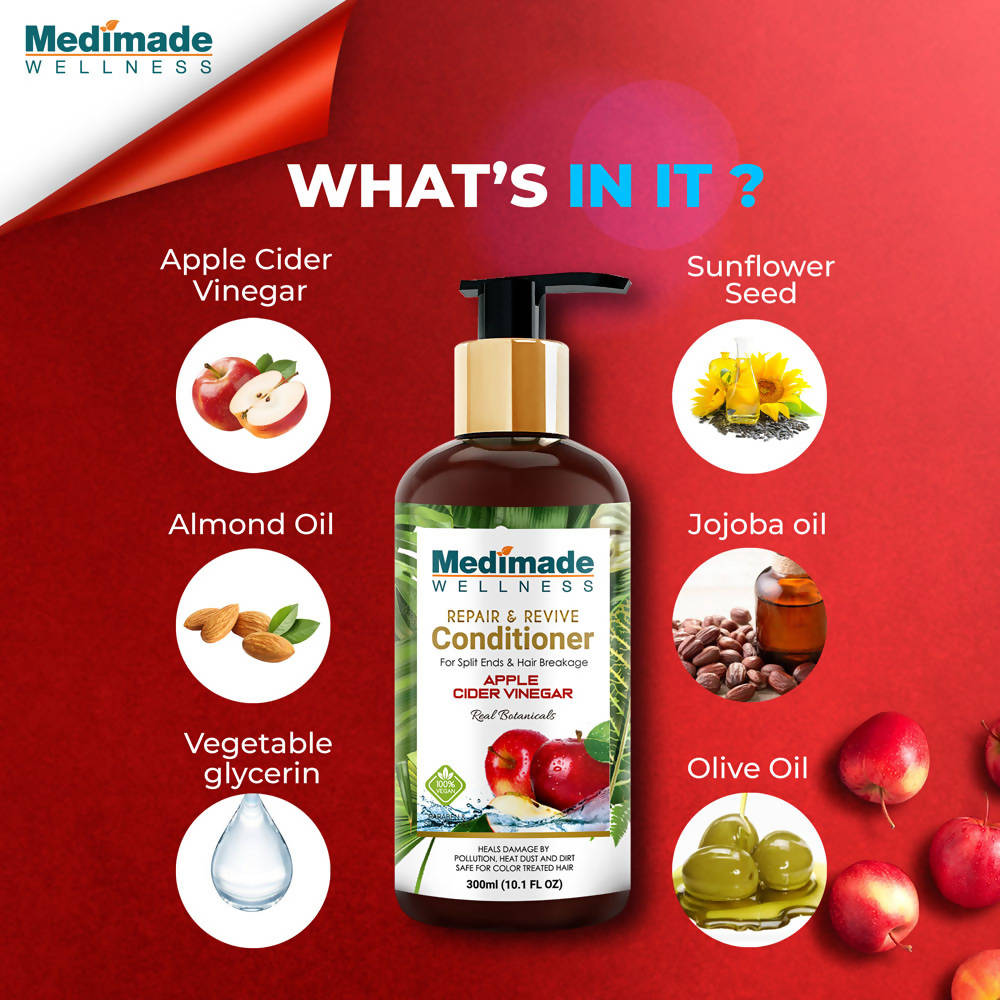 Medimade Wellness Repair & Revive Conditioner With Apple Cider Vinegar - Distacart