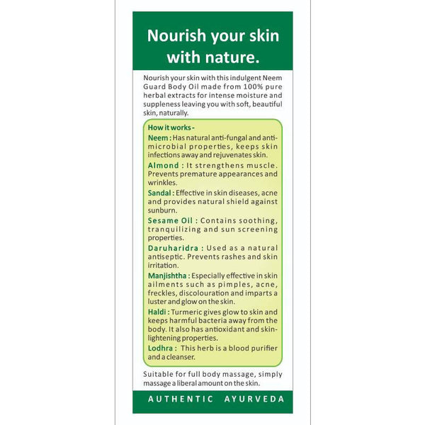 Goodcare Neem Guard Body Oil How It Works