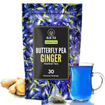 Thumbnail for Blue Tea Butterfly Pea Ginger Herbal Tea Bags - Distacart