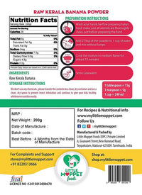 Thumbnail for Little Moppet Foods Raw Kerala Banana Powder uses