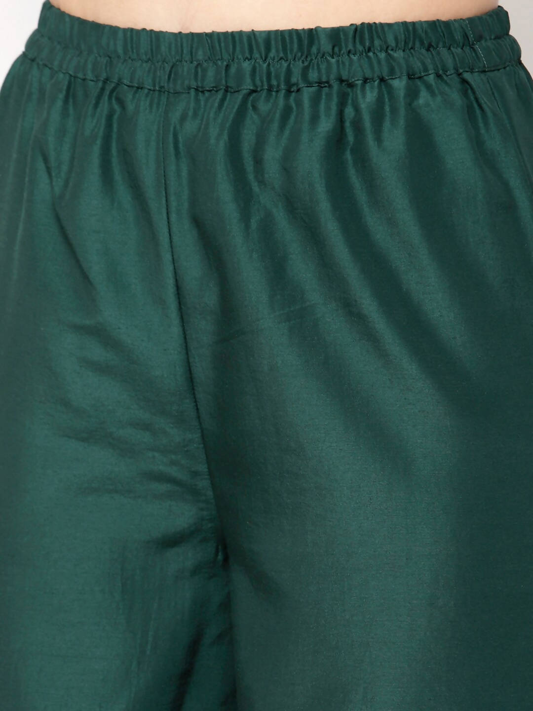 Myshka Women Green Kurta with Palazzos & With Dupatta - Distacart