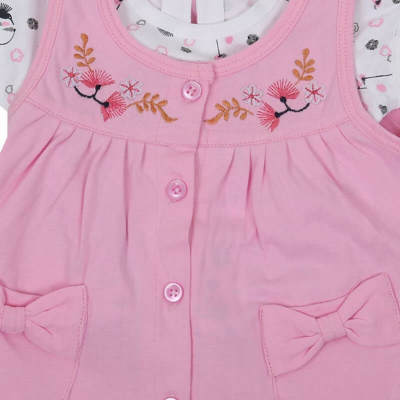 NammaBaby Baby Girl's A-Line Mini Frock Dress - Pink 114 - Distacart