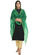 Thumbnail for Mominos Fashion Green Banarsi Piping Dupatta