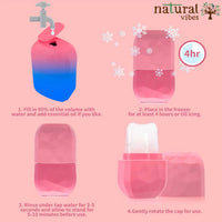 Thumbnail for Natural Vibes Ice Facial Roller for Face, Neck and Under Eye - Distacart