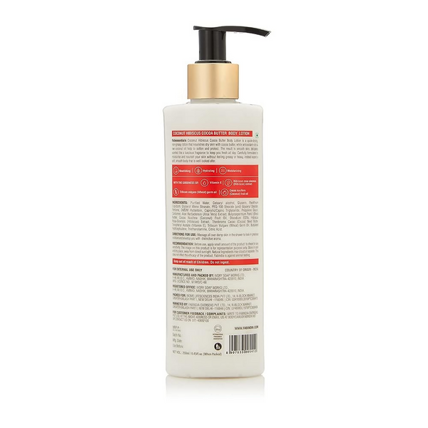 Fabessentials Coconut Hibiscus Cocoa Butter Body Lotion - Distacart