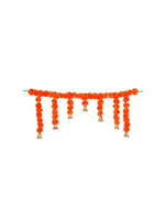 Thumbnail for Tied Ribbons Orange Hanging Marigold Flowers Garland - Distacart