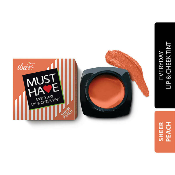 Iba Must Have Everyday Lip & Cheek Tint - Sheer Peach - Distacart