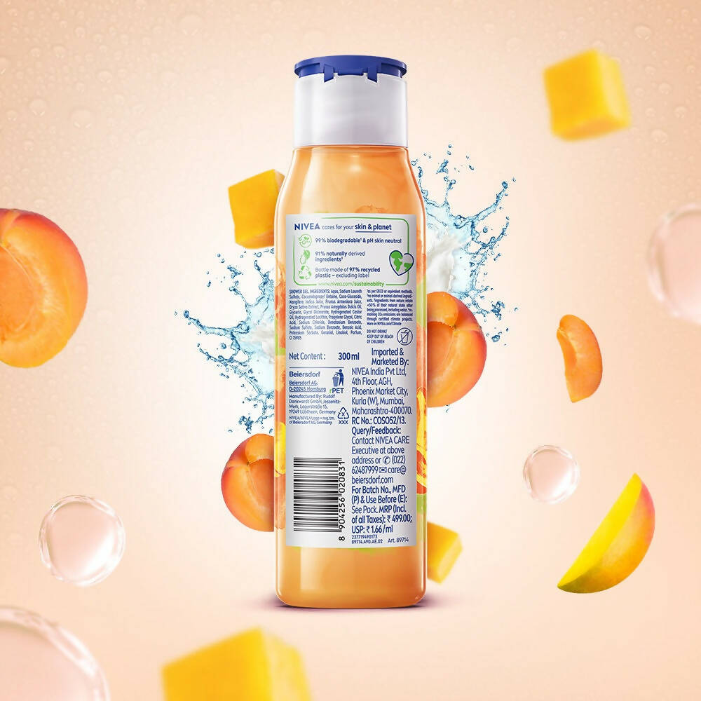 Nivea Fresh Blends Apricot Mango Rice Milk Body Wash - Distacart