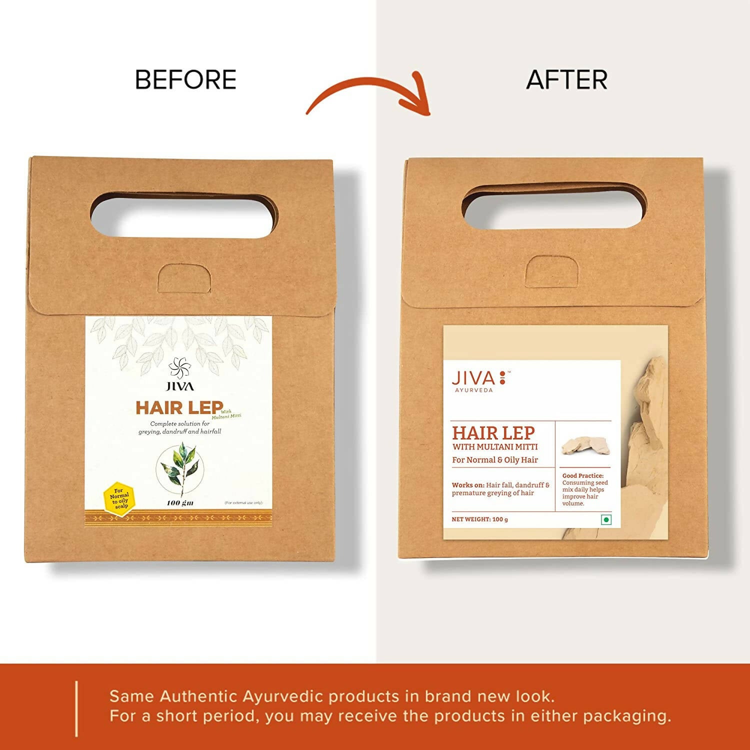 Jiva Ayurveda Hair Lep with Multani Mitti - Distacart