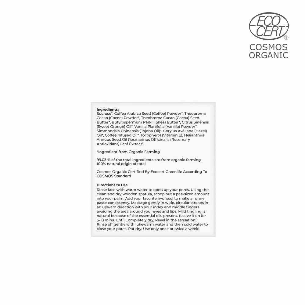 Juicy Chemistry Hazelnut, Coffee & Chocolate Face Scrub - Distacart