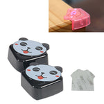 Thumbnail for Safe-O-Kid Corner Guards Cushions Panda Shaped, Black For Kids Protection - Distacart