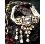 Thumbnail for Mominos Fashion Traditional Design Necklace with Stone & Pearls Online