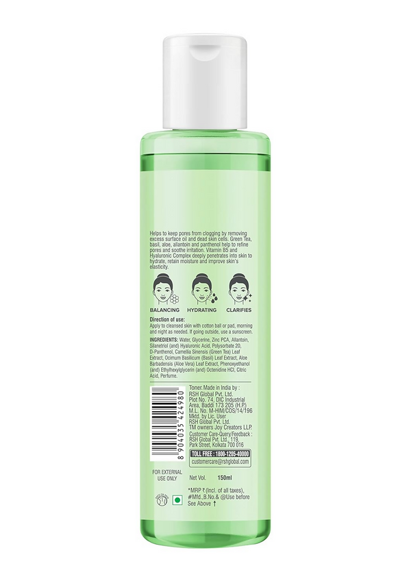 Joy Revivify Green Tea Face Toner - Distacart