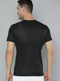 Thumbnail for HRX By Hrithik Roshan Training Men Jet Black Rapid-Dry Typography Tshirts - Distacart