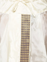 Thumbnail for Sethukrishna Blue Kurta with Dhoti Pants For Men - Distacart