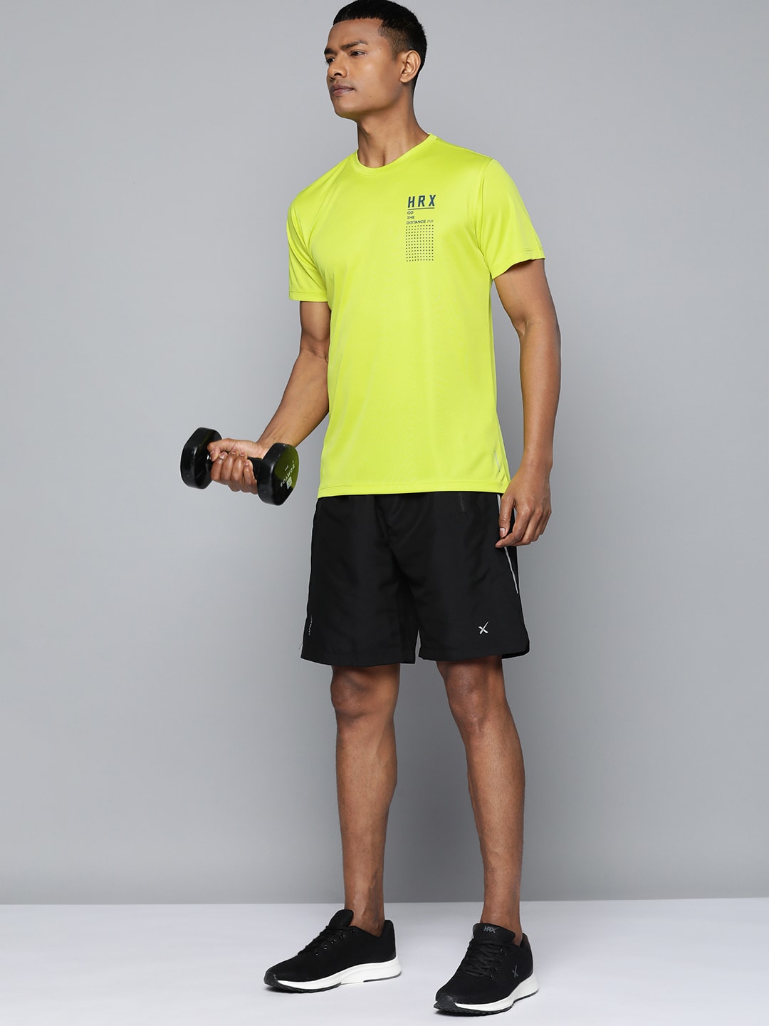 HRX By Hrithik Roshan Running Men Rapid-Dry Antimicrobial T-shirt - Distacart