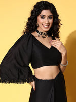 Thumbnail for Tikhi Imli Woman Embellished Sequinned Satin Saree - Distacart