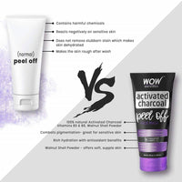 Thumbnail for Wow Skin Science Activated Charcoal Peel Off Face Mask