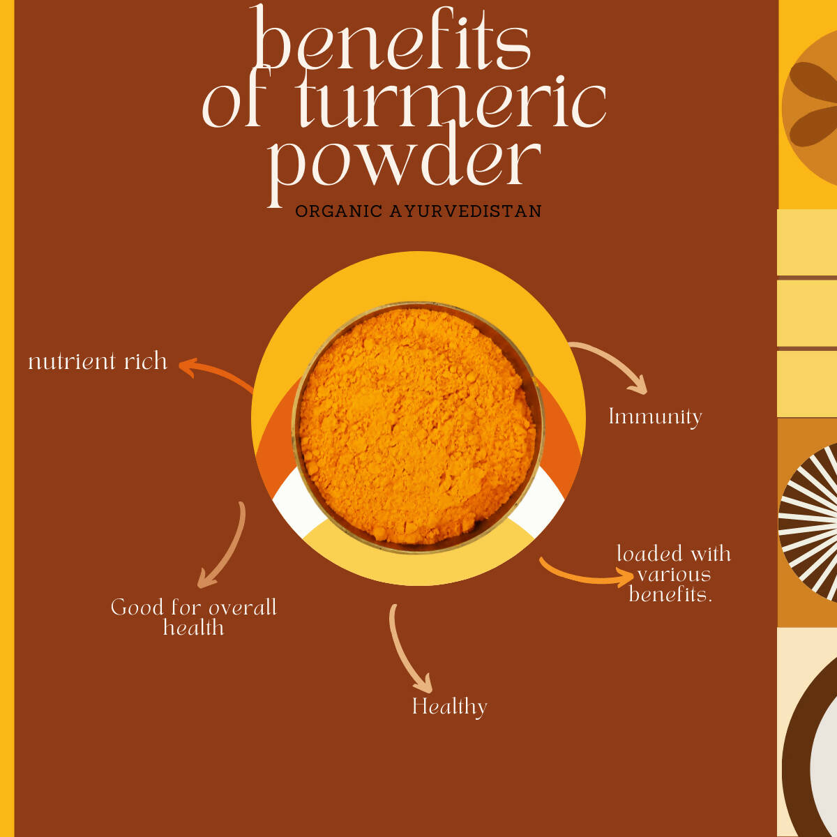 Organic Ayurvedistan Turmeric Powder - Distacart