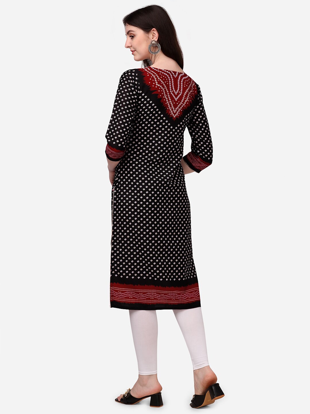 HERE&NOW Bandhani Printed Kurta - Distacart