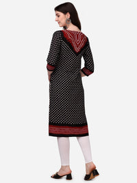 Thumbnail for HERE&NOW Bandhani Printed Kurta - Distacart