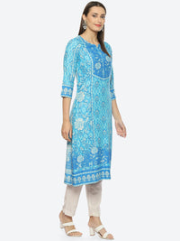Thumbnail for Biba Women Ethnic Motifs Printed Kurta - Distacart