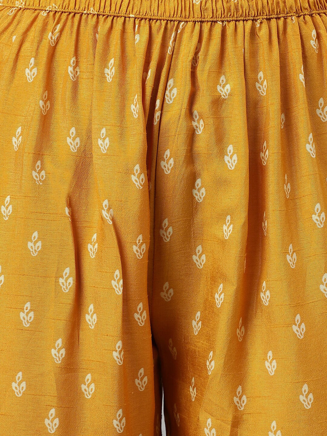 Khushal K Ethnic Motifs Printed Sequinned Kurta with Palazzos & Dupatta - Distacart