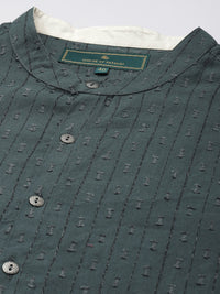 Thumbnail for House of Pataudi Woven Design Straight Jashn Kurta - Distacart