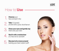 Thumbnail for Love Earth AHA 10% Lactic Acid Serum - Distacart
