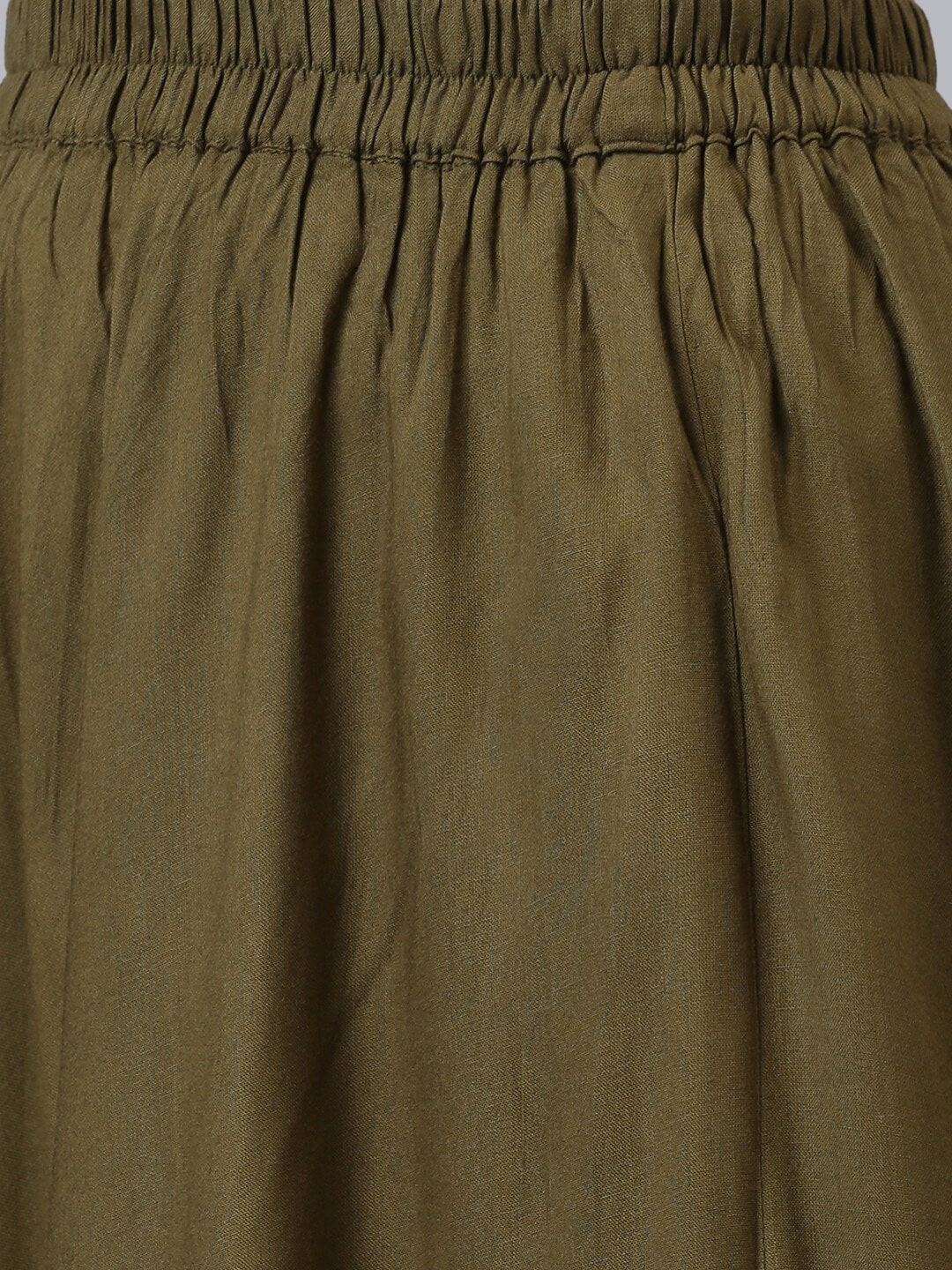 Khushal K Women Cream-Coloured Printed High Slit Kurta with Skirt - Distacart