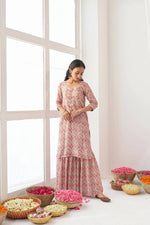 Thumbnail for Designer Stylish Pink Muslin Stitched Suit With Dupatta - Anbazaar - Distacart