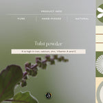 Thumbnail for Organic Ayurvedistan Tulsi Powder - Distacart