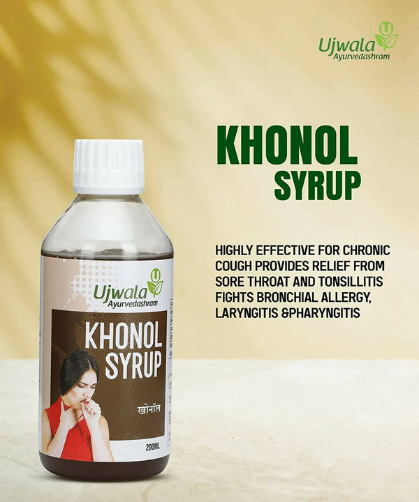 Ujwala Ayurvedashram Khonol Herbal Syrup - Distacart
