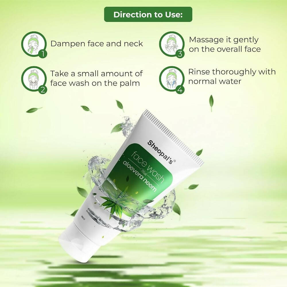 Sheopal's Aloevera Neem Face Wash - Distacart