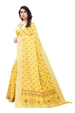 Thumbnail for  Yellow Chanderi Designer Saree (DIYA YELLOW)