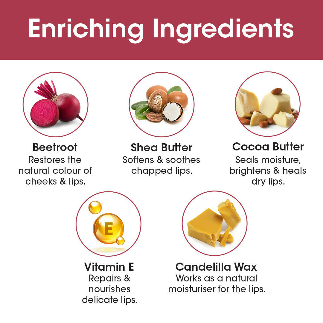 TAC - The Ayurveda Co. Lip, Cheek & Eye Tint with Beetroot Extracts - Distacart