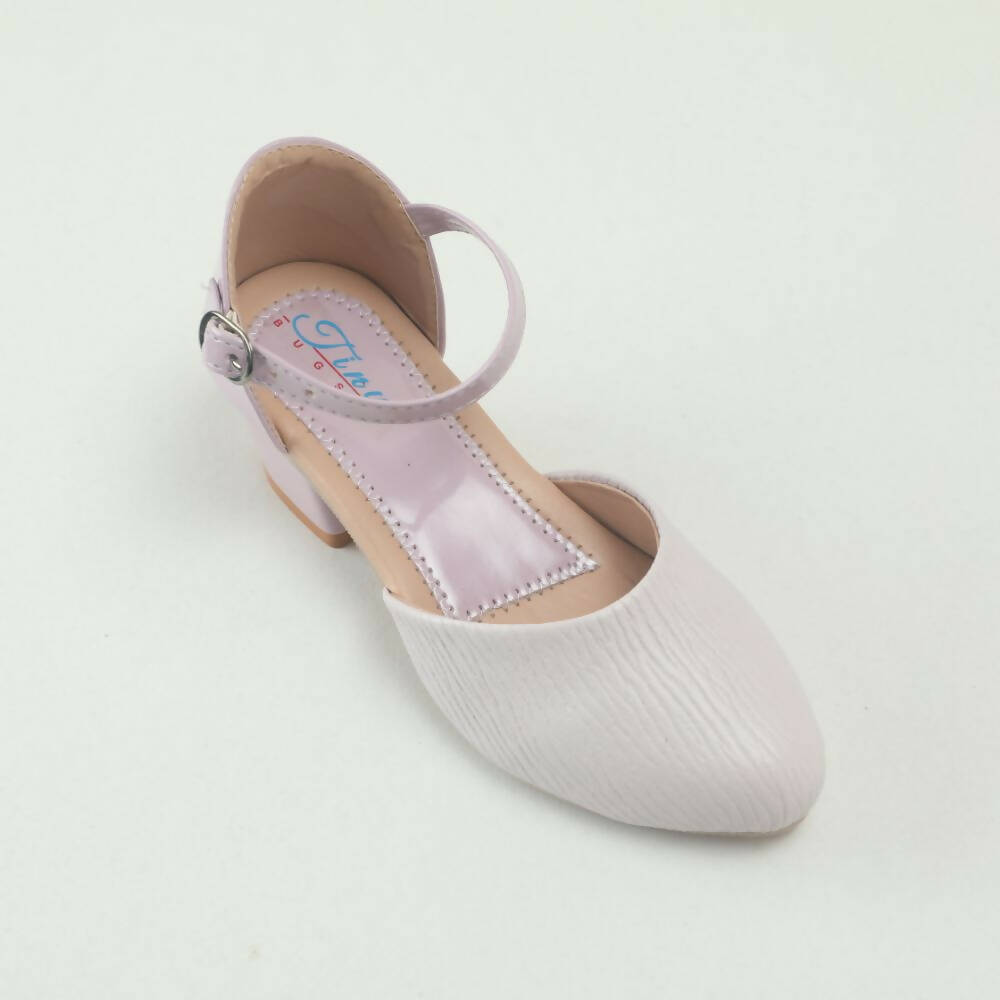 Tiny Bugs Girls Party Wear Ballerinas Heels - Purple - Distacart