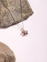 Thumbnail for Women's Silver-Toned Purple Silver-Plated Handcrafted Chain - Ruby Raang - Distacart