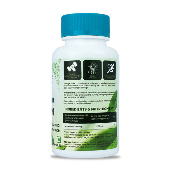 Sprowt Korean Red Ginseng Capsules - Distacart