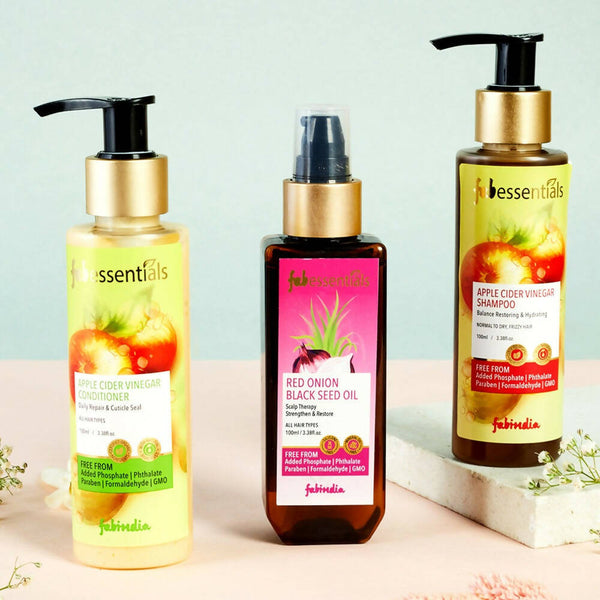 Fabessentials Hair & Now Gift Set - Apple Cider Vinegar - Distacart