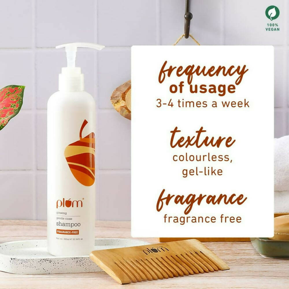 Plum Ginseng Gentle Rinse Shampoo - Distacart