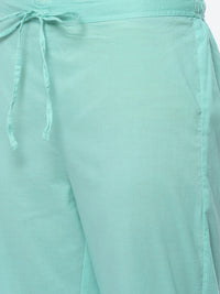 Thumbnail for Biba Women Floral Printed Kurta with Trousers & Dupatta - Distacart