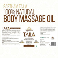 Thumbnail for Saptham Taila 100% Natural Body Massage Oil - Distacart