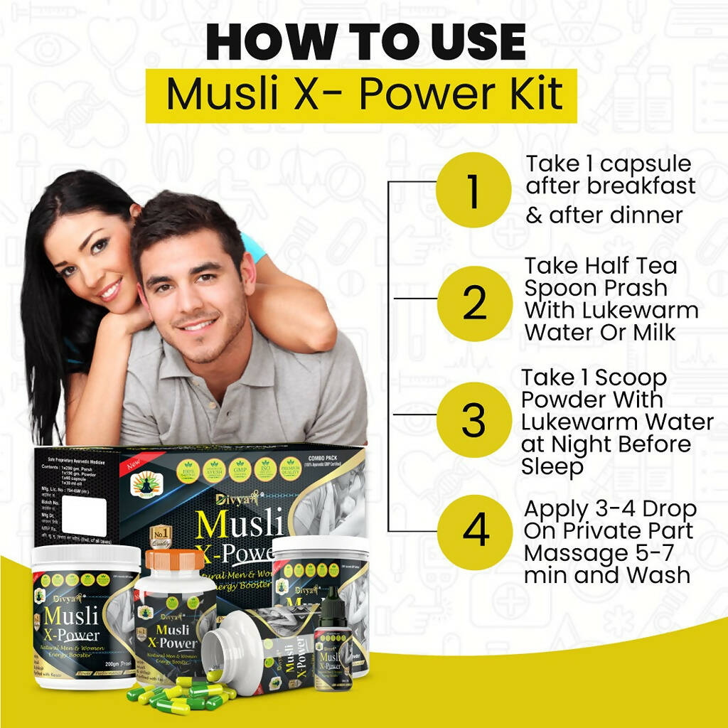 Divya Shree Musli X-Powder Kit - Distacart
