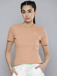 Thumbnail for Puma Textured Round Neck HER Slim Fit Outdoor Sustainable T-shirt - Distacart