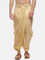 Thumbnail for Sethukrishna Men Golden Embroidered Dhoti Pant - Distacart