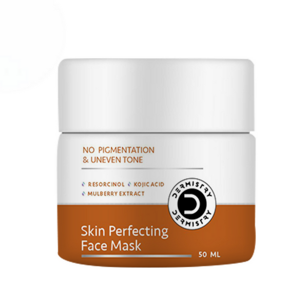 Dermistry Skin Perfecting Face Mask Kojic Acid Resorcinol for Pigmentation Dark Spots Uneven Tone - Distacart
