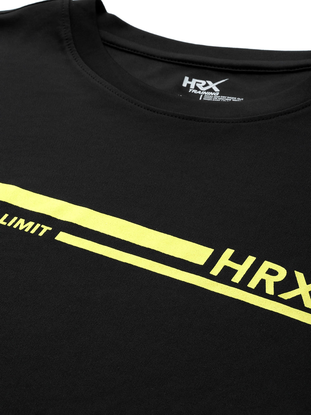 HRX by Hrithik Roshan Antimicrobial Typography Printed Training T-shirt - Distacart