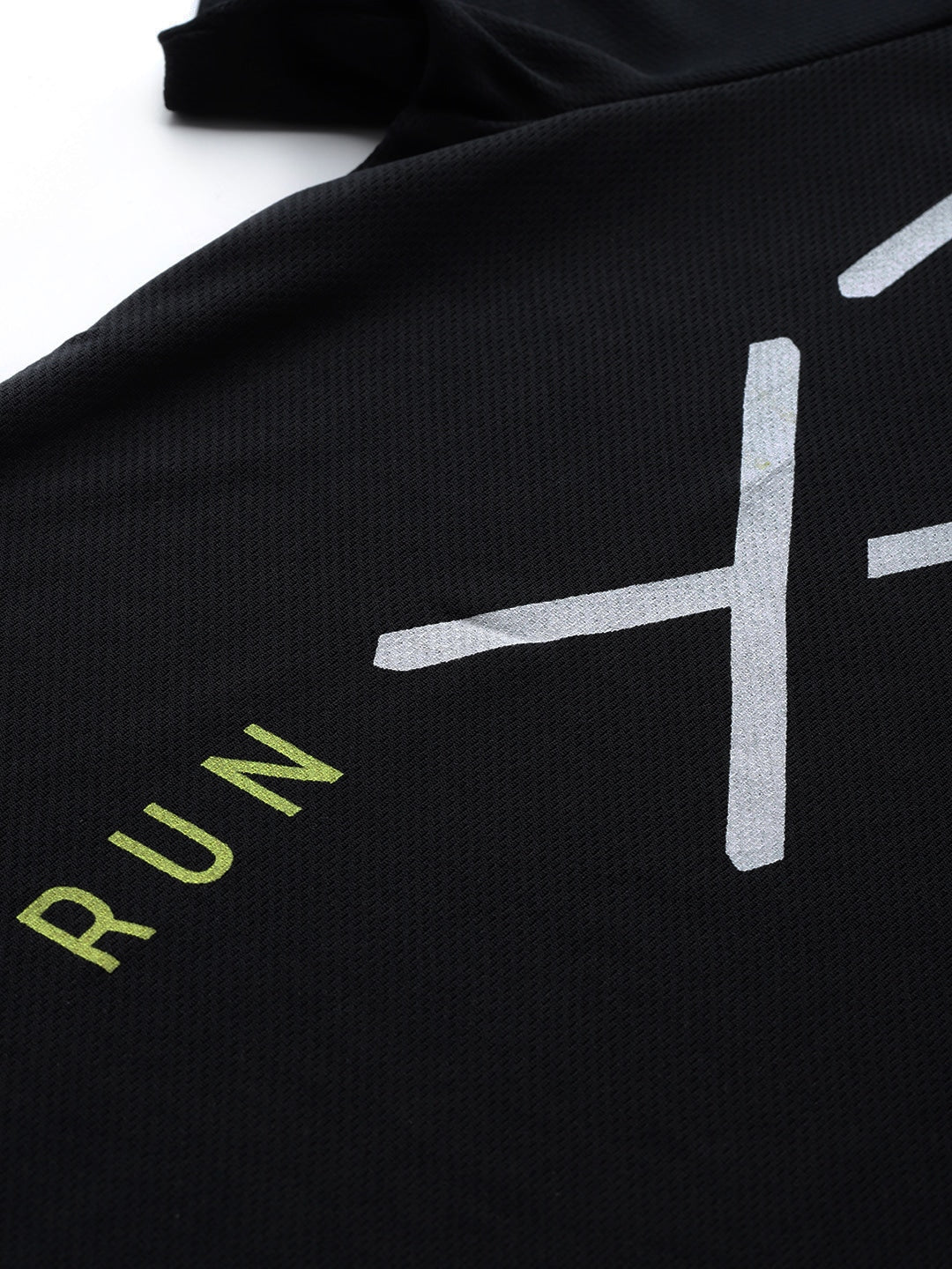 HRX By Hrithik Roshan Running Men Jet Black Rapid-Dry Brand Carrier T-shirts - Distacart