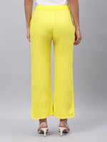 Thumbnail for Souchii Women Yellow Liva Ethnic Palazzos - Distacart